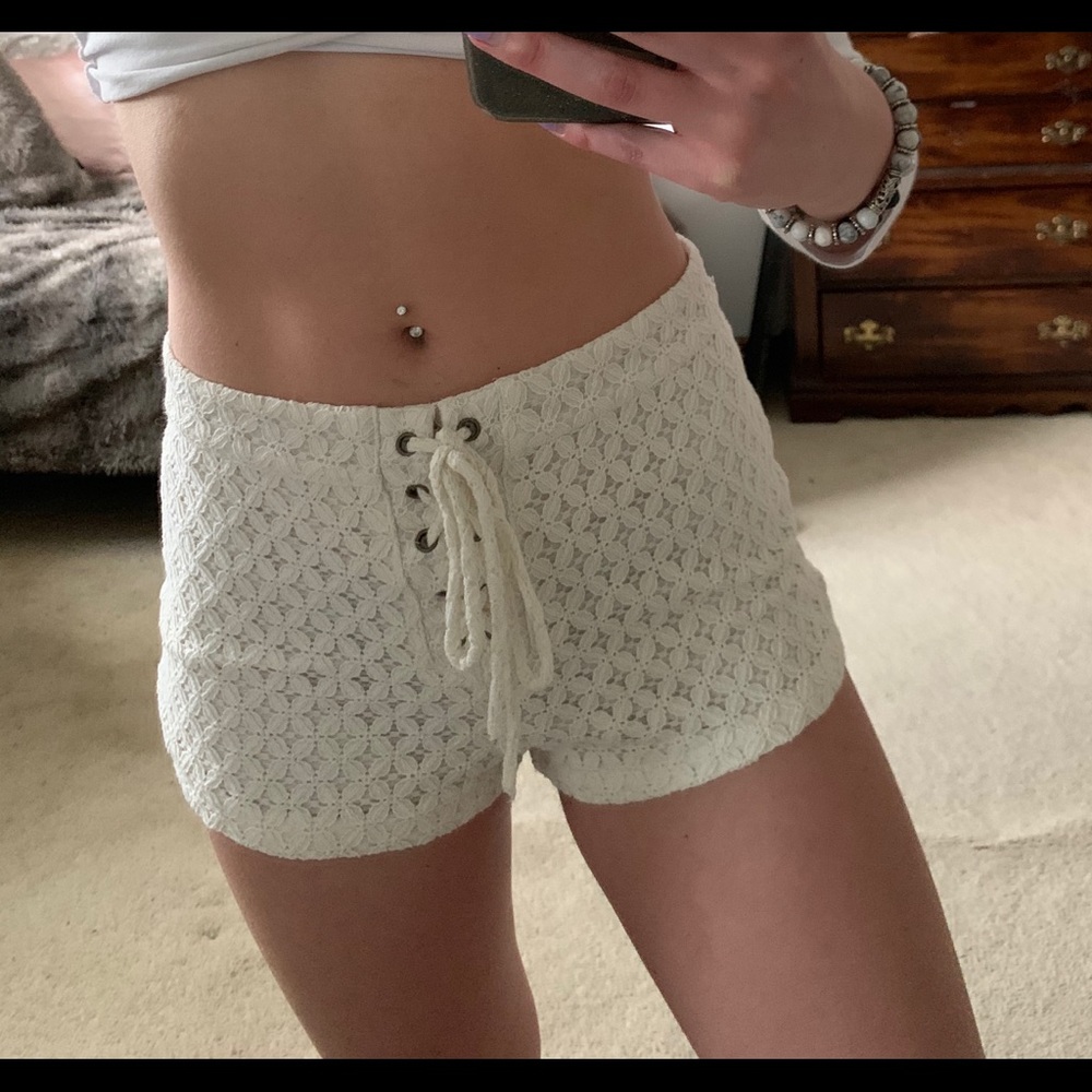 Forever21 Crochet shorts